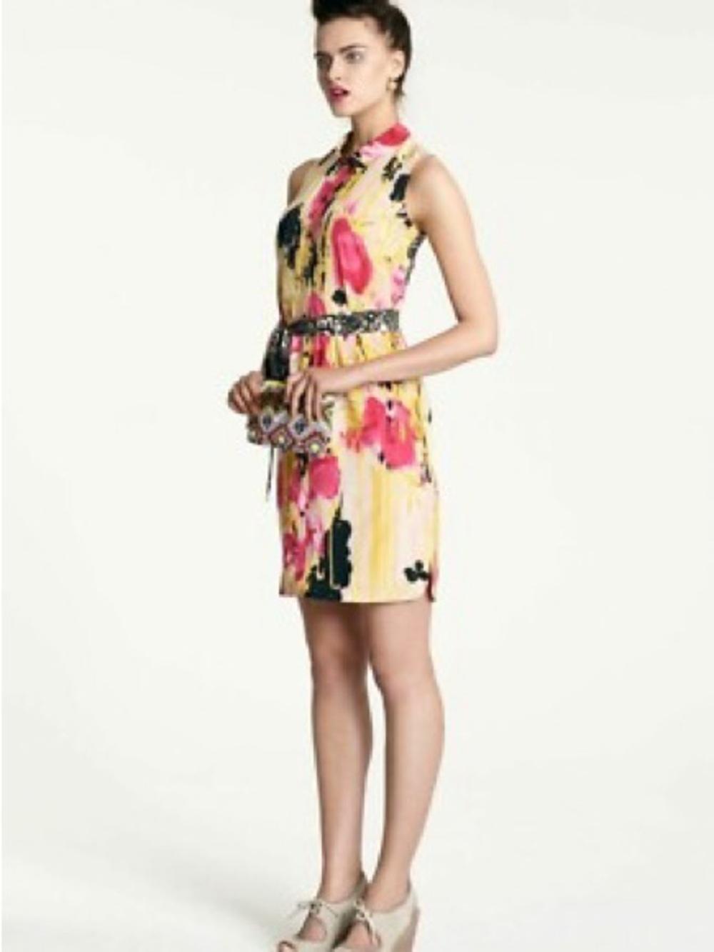 Anthropologie Tabitha Aubrieta Silk Dress size 4